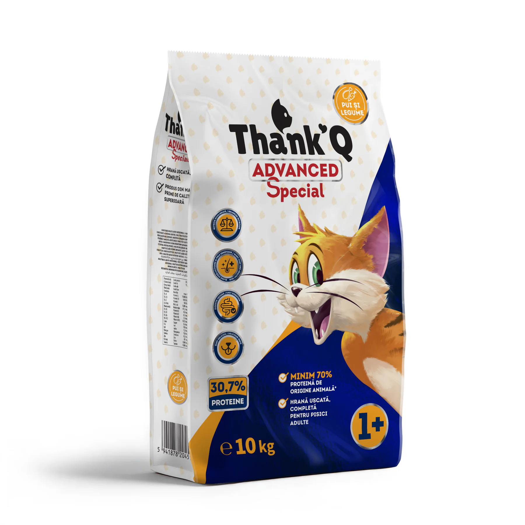Thank’Q KOČKA ADVANCED SPECIAL Kuřecí suché krmivo pro kočku 10 kg