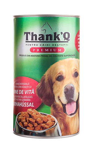 Thank’Q Hovězí krmivo v konzervě pro psa 1240 g