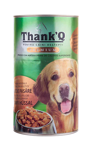 Thank’Q Kuřecí krmivo v konzervě pro psa 1240 g