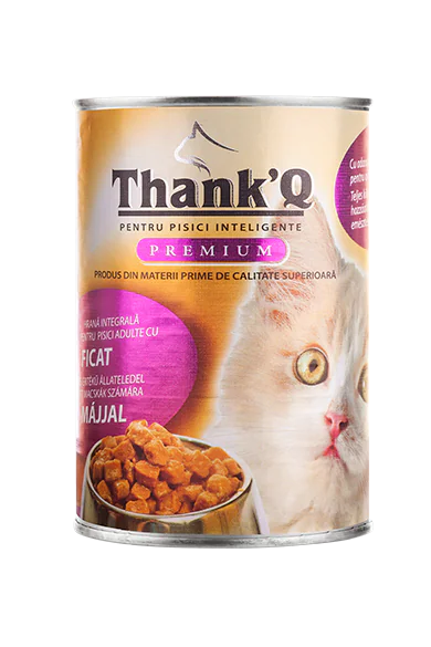 Thank’Q KOČKA Játra krmivo v konzervě pro kočku 415 g