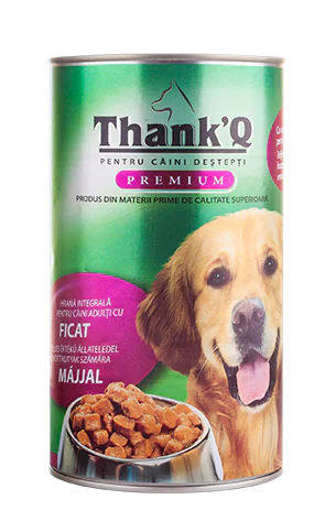 Thank’Q Játra krmivo v konzervě pro psa 1240 g