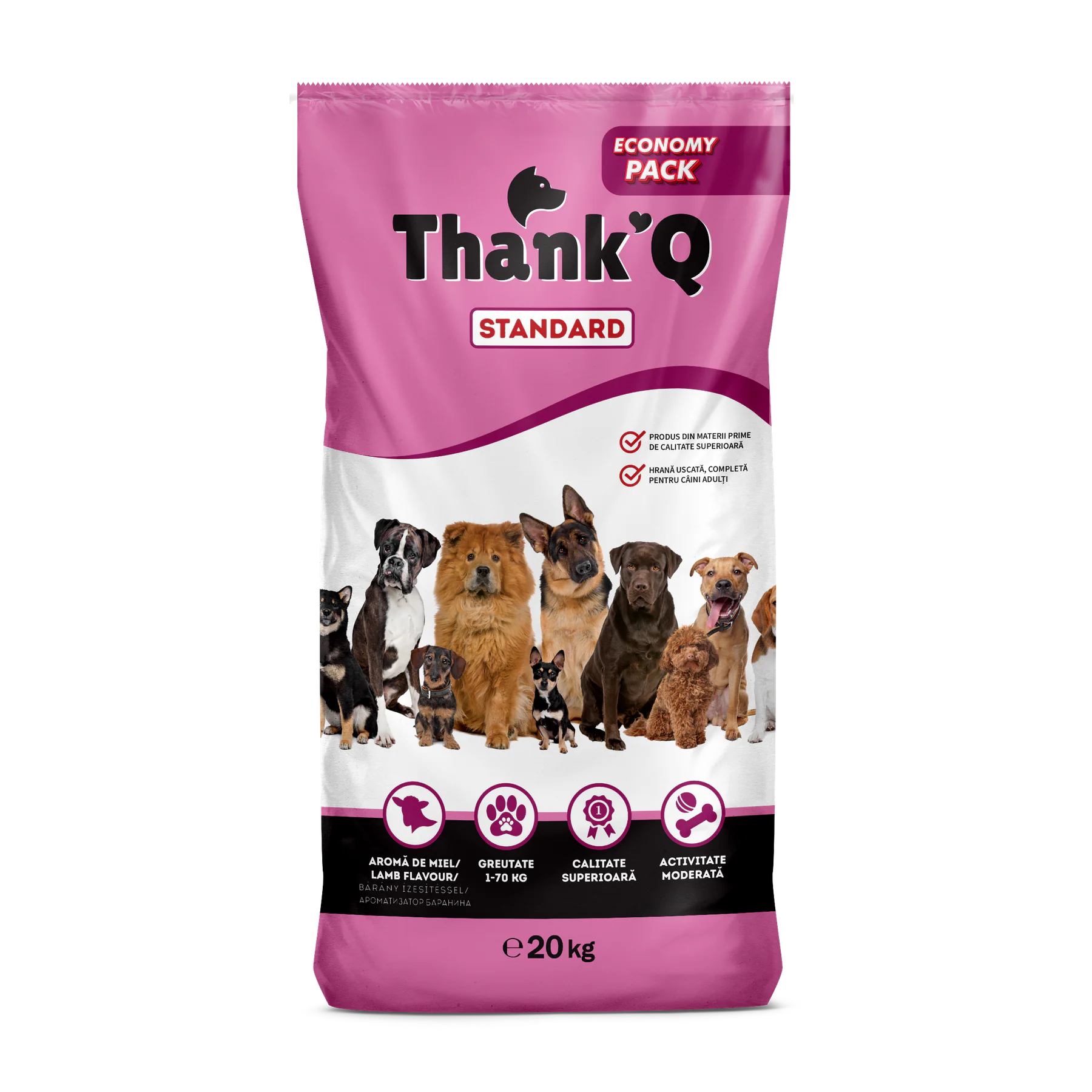 Thank’Q STANDARD Jehněčí suché krmivo pro psa 20 kg